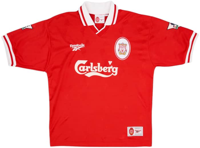 1996-98 Liverpool Home Shirt Mcmanaman #7 - 8/10 - (M)