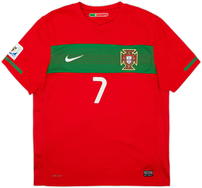 2010-11 Portugal Home Shirt Ronaldo #7 - 8/10 - (M)