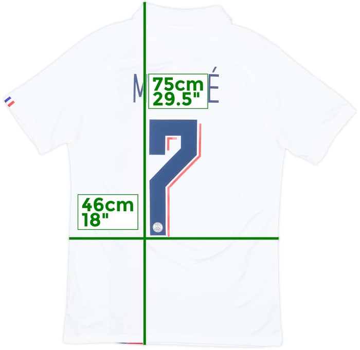 2019-20 Paris Saint-Germain Third Shirt Mbappe #7 - 9/10 - (S)