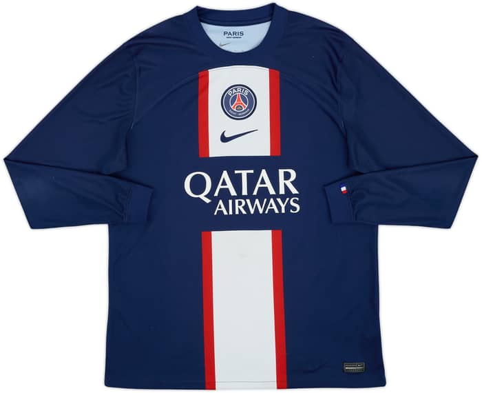 2022-23 Paris Saint-Germain Home L/S Shirt Messi #30 - 6/10 - (L)