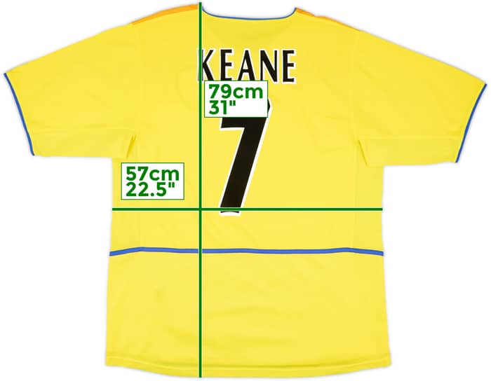 2002-03 Leeds United Away Shirt Keane #7 - 7/10 - (L)