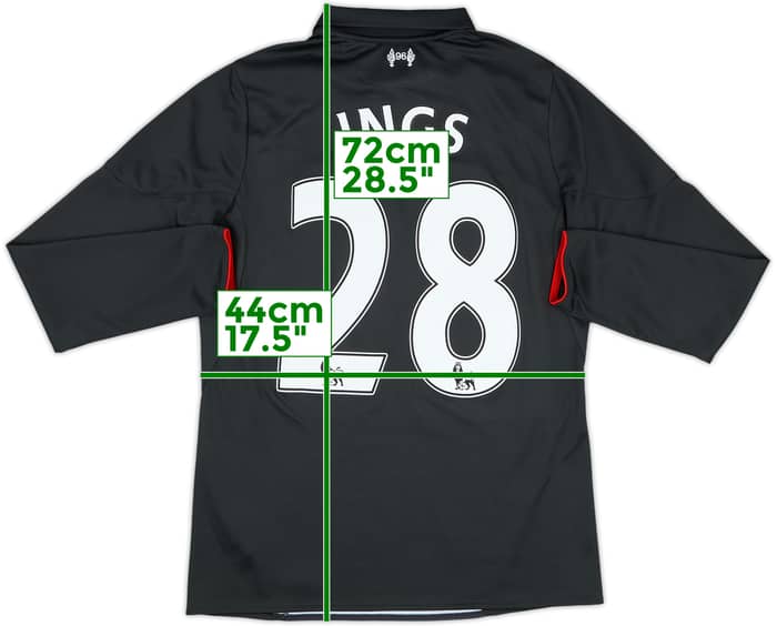 2015-16 Liverpool Third L/S Shirt Ings #28 - 7/10 - (S)