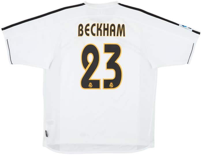 2003-04 Real Madrid Home Shirt Beckham #23 - 7/10 - (L)