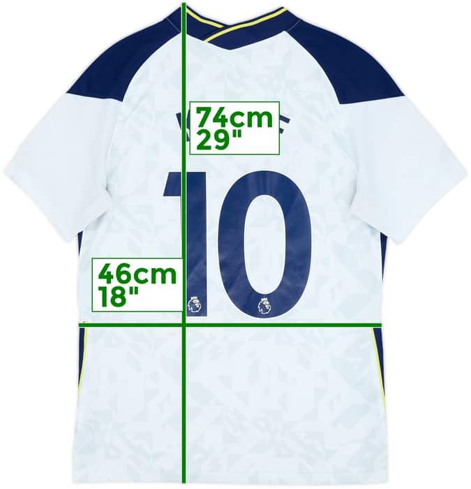 2020-21 Tottenham Home Shirt Kane #10 - 8/10 - (M)