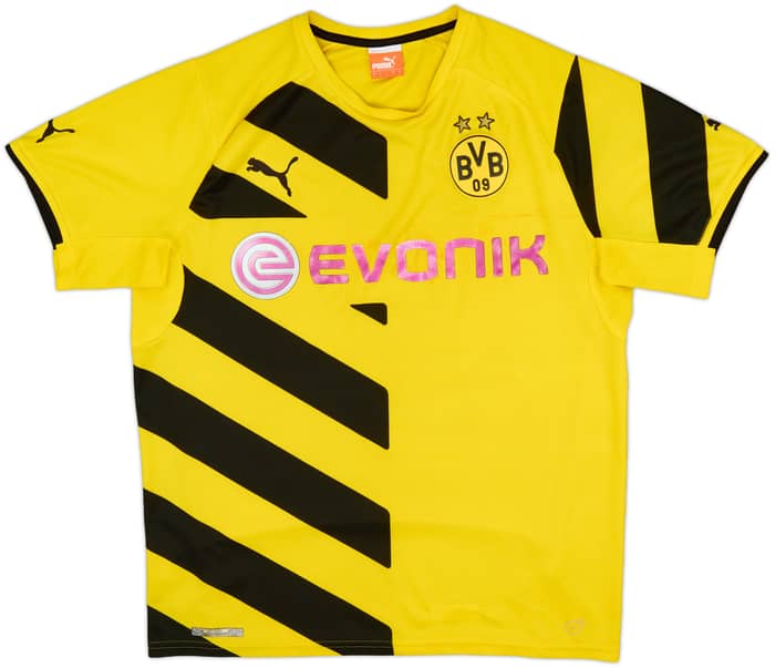 2014-15 Borussia Dortmund Home Shirt - 4/10 - (L)