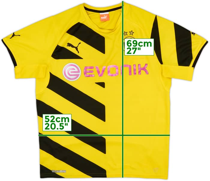 2014-15 Borussia Dortmund Home Shirt - 4/10 - (L)