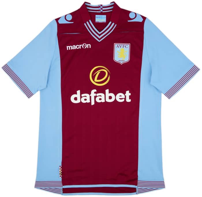 2013-14 Aston Villa Home Shirt Grealish #40 - 10/10 - (S)