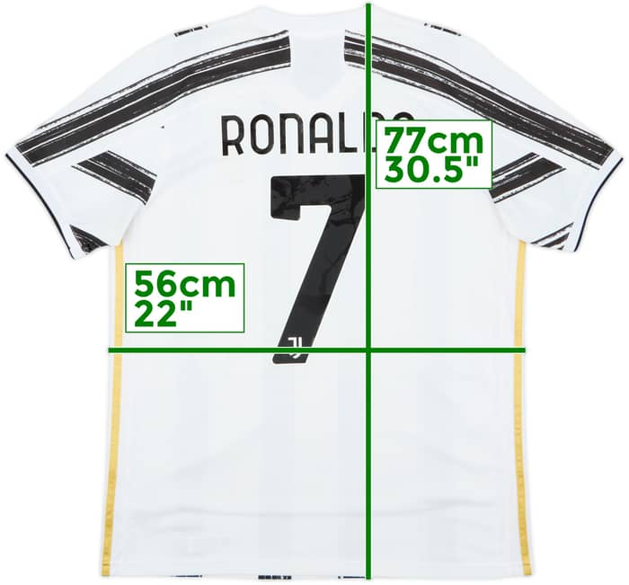 2020-21 Juventus Home Shirt Ronaldo #7 - 8/10 - (L)