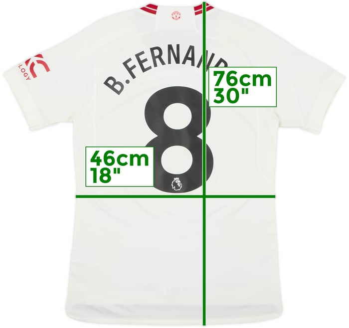 2023-24 Manchester United Third Shirt B.Fernandes #8 - 7/10 - (S)