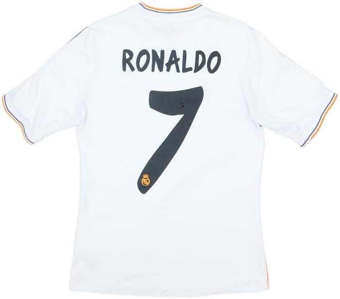 2013-14 Real Madrid Home Shirt Ronaldo #7 - 5/10 - (L.Boys)
