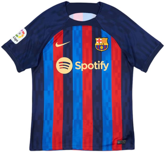 2022-23 Barcelona Home Shirt Pedri #8 - 8/10 - (M)
