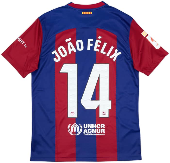 2023-24 Barcelona Home Shirt Joao Felix #14 - 6/10 - (M)