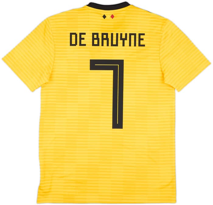 2018-19 Belgium Away Shirt De Bruyne #7 - 8/10 - (M)