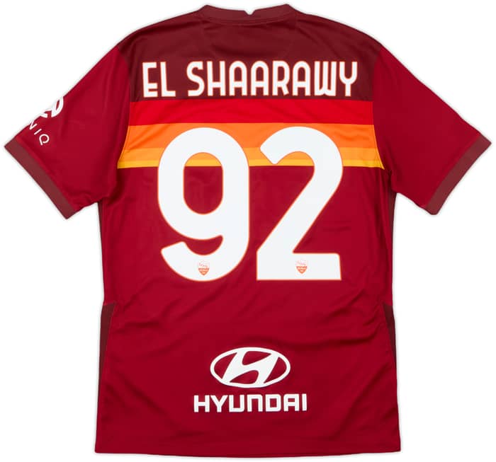 2020-21 Roma Home Shirt El Shaarawy #92 - 8/10 - (M)