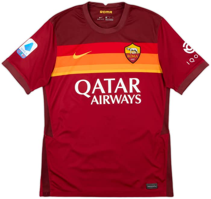 2020-21 Roma Home Shirt El Shaarawy #92 - 8/10 - (M)