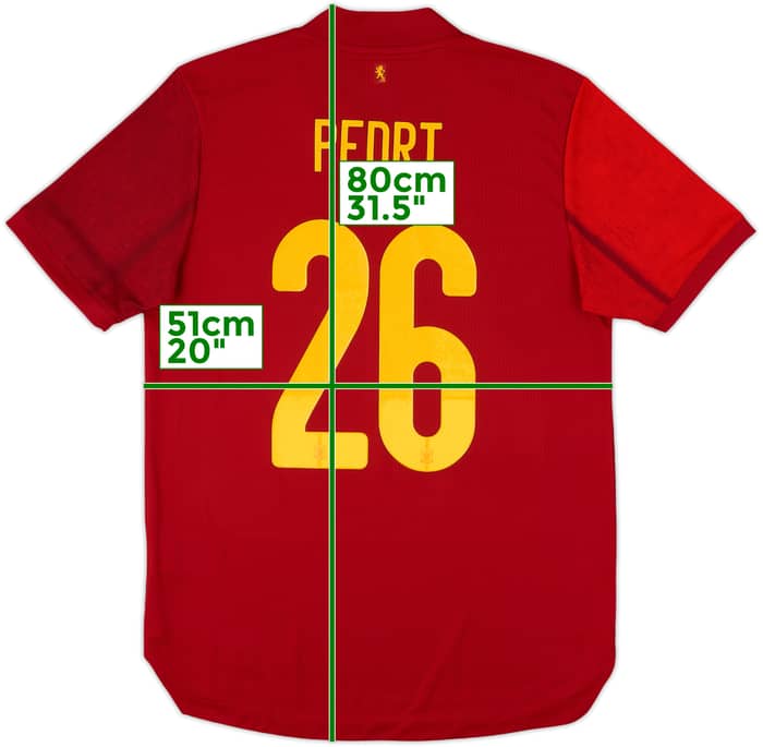 2020-21 Spain Authentic Home Shirt Pedri #26 - 8/10 - (M)