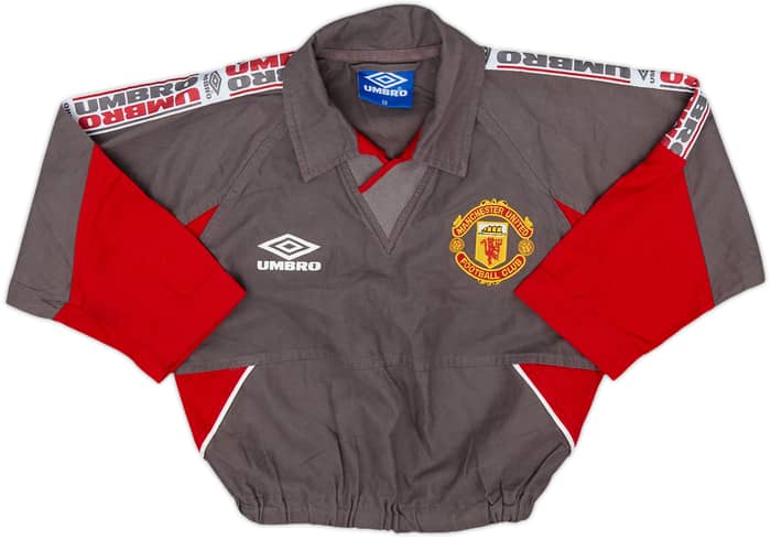 1994-95 Manchester United Umbro Drill Top - 10/10 - (S.Boys)