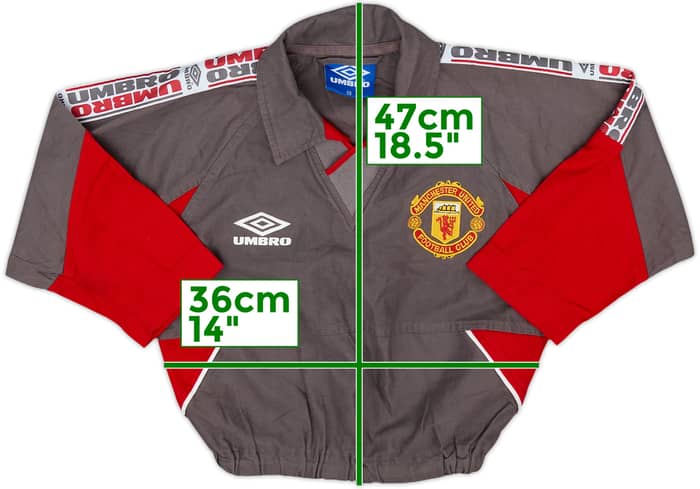 1994-95 Manchester United Umbro Drill Top - 10/10 - (S.Boys)