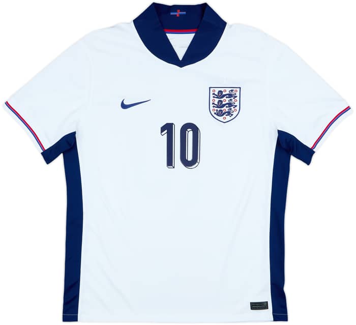 2024-25 England Home Shirt Bellingham #10 - 9/10 - (L)