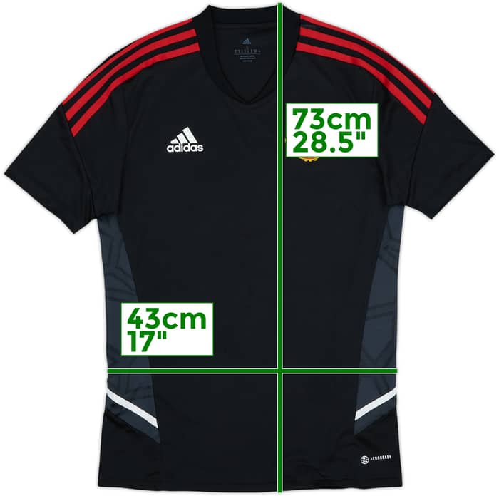 2022-23 Manchester United adidas Training Shirt - 9/10 - (S)