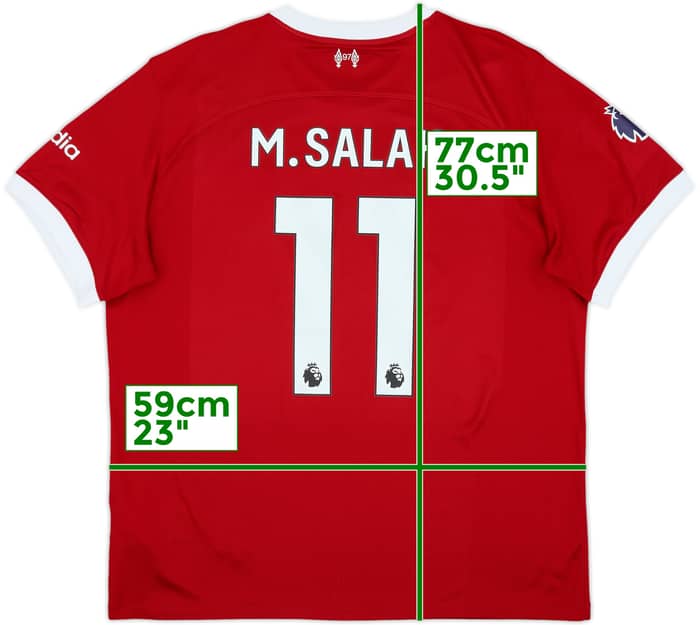 2023-24 Liverpool Home Shirt M.Salah #11 - 10/10 - (XL)