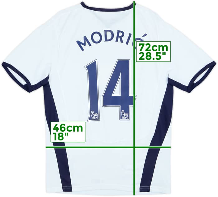 2008-09 Tottenham Home Shirt Modric #14 - 8/10 - (S)
