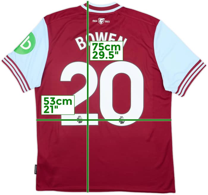 2024-25 West Ham Home Shirt Bowen #20 - 10/10 - (L)