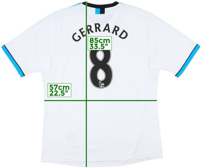 2011-12 Liverpool Third Shirt Gerrard #8 - 6/10 - (XL)