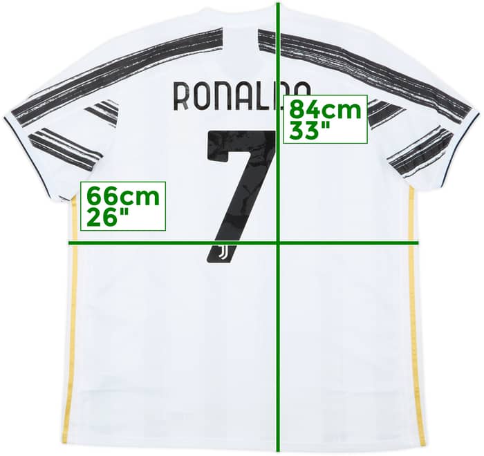 2020-21 Juventus Home Shirt Ronaldo #7 - 8/10 - (XXL)