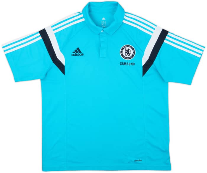 2014-15 Chelsea adidas Polo Shirt - 9/10 - (XL)