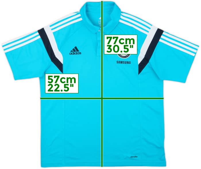 2014-15 Chelsea adidas Polo Shirt - 9/10 - (XL)