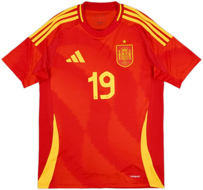 2024-25 Spain Home Shirt Lamine Yamal #19 - 8/10 - (S)
