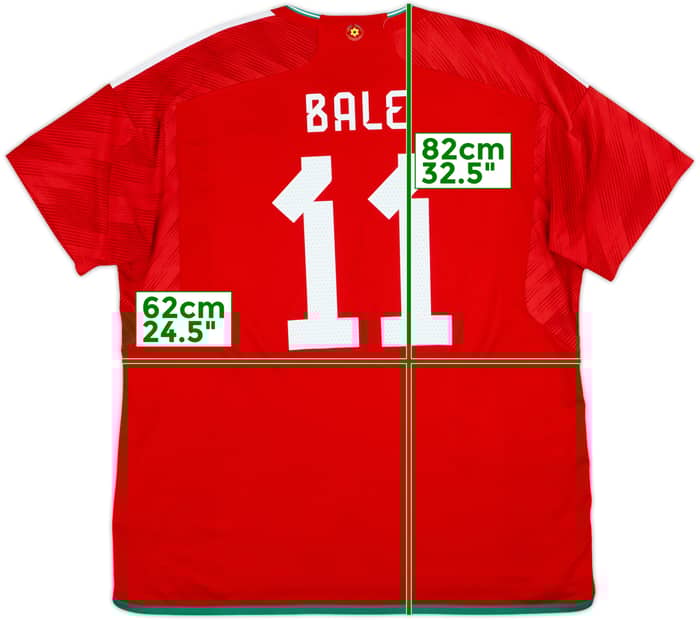 2022-24 Wales Home Shirt Bale #11 - 8/10 - (XXL)