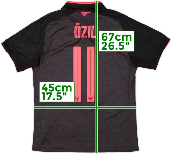 2017-18 Arsenal Third Shirt Ozil #11 - 10/10 - (Women's M)