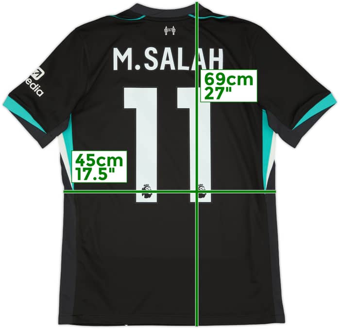 2024-25 Liverpool Away Shirt M.Salah #11 - 10/10 - (XL.Boys)