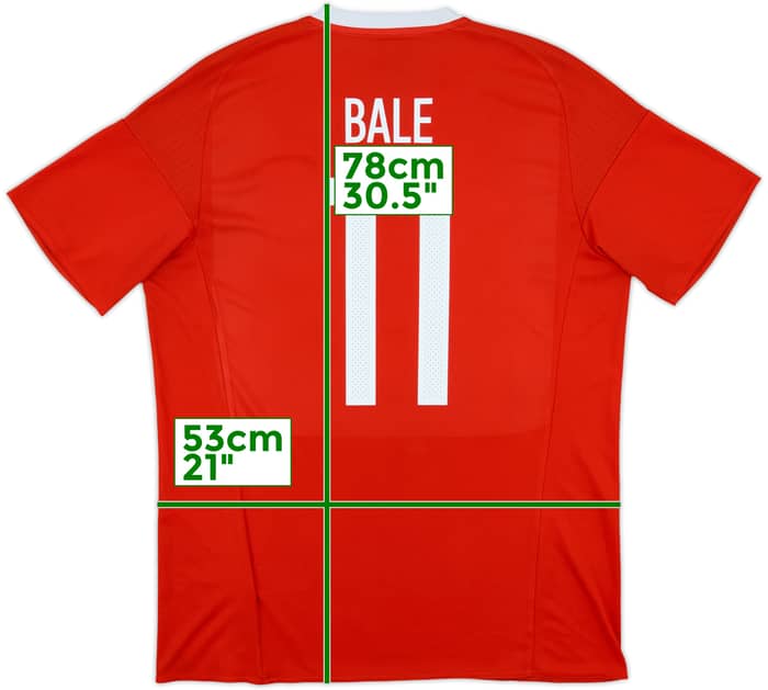 2016-17 Wales Home Shirt Bale #11 - 9/10 - (L)