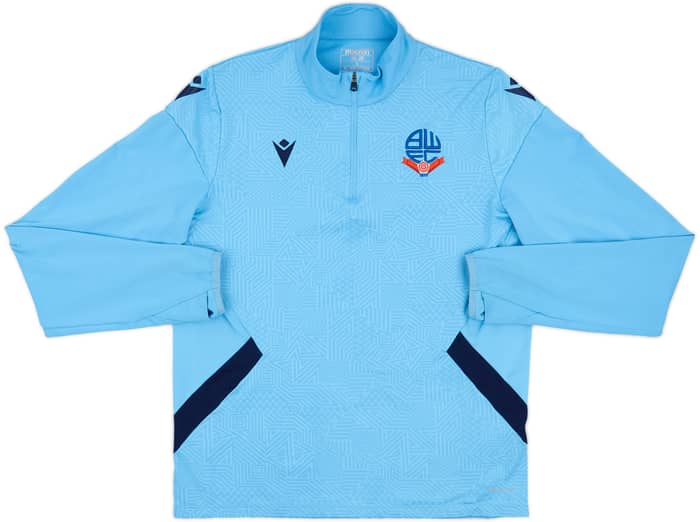 2018-19 Bolton Macron 1/4 Zip Training Top - 8/10 - (XL.Boys)