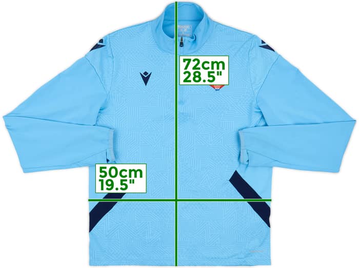 2018-19 Bolton Macron 1/4 Zip Training Top - 8/10 - (XL.Boys)