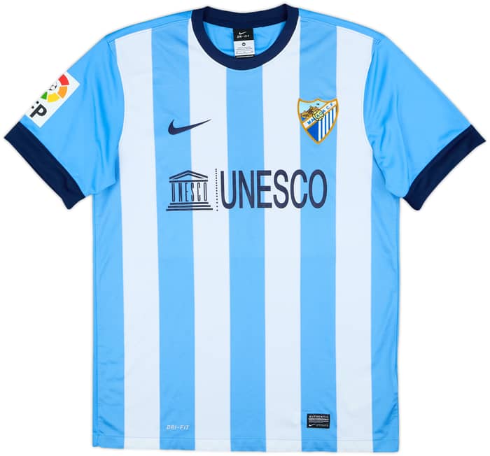 2013-14 Malaga Home Shirt - 8/10 - (M)