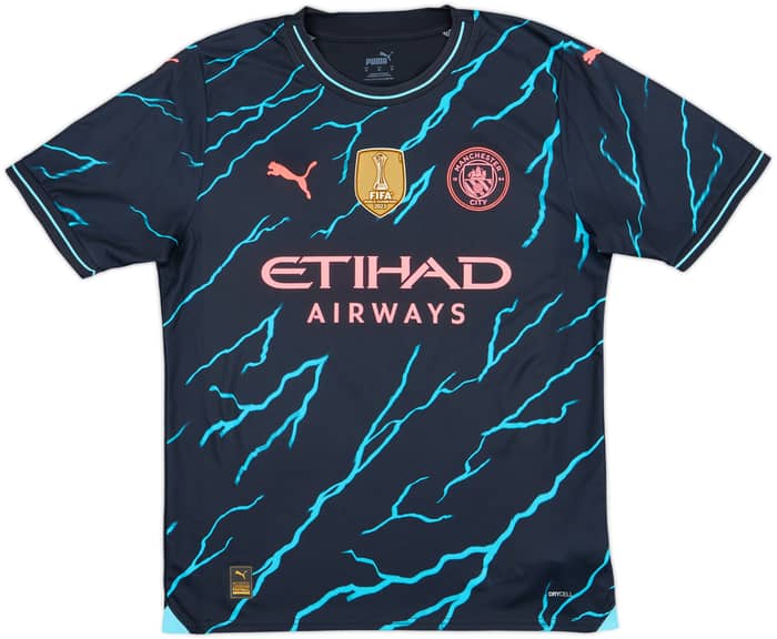2023-24 Manchester City Third Shirt Haaland #9 - 10/10 - (M)