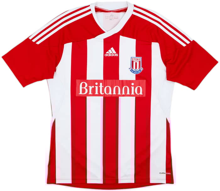 2011-12 Stoke City Home Shirt Crouch #25 - 7/10 - (M)