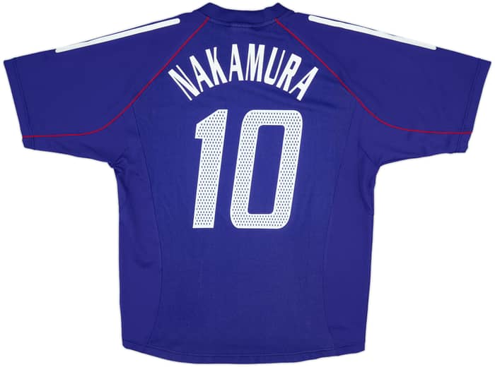 2002-04 Japan Home Shirt Nakamura #10 - 9/10 - (L)