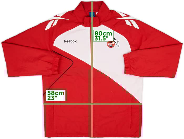 2010-11 FC Koln Reebok Padded Track Jacket - 5/10 - (L)