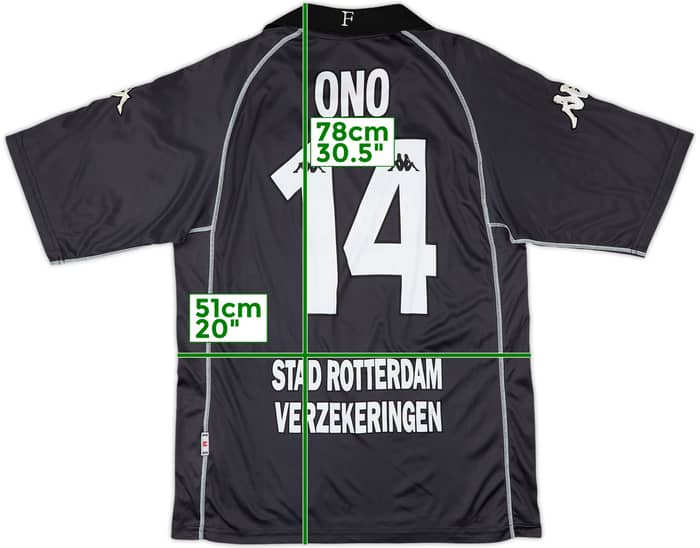 2001-02 Feyenoord Third Shirt Ono #14 - 9/10 - (M)