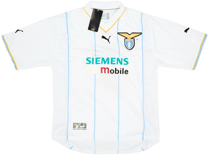 2001-02 Lazio European Home Shirt #7 (Claudio) (M)