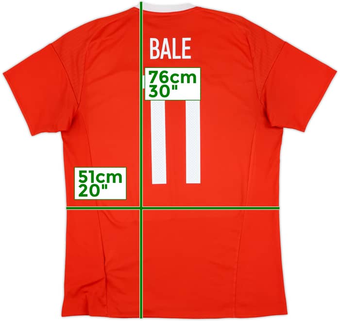 2016-17 Wales Home Shirt Bale #11 - 8/10 - (L)