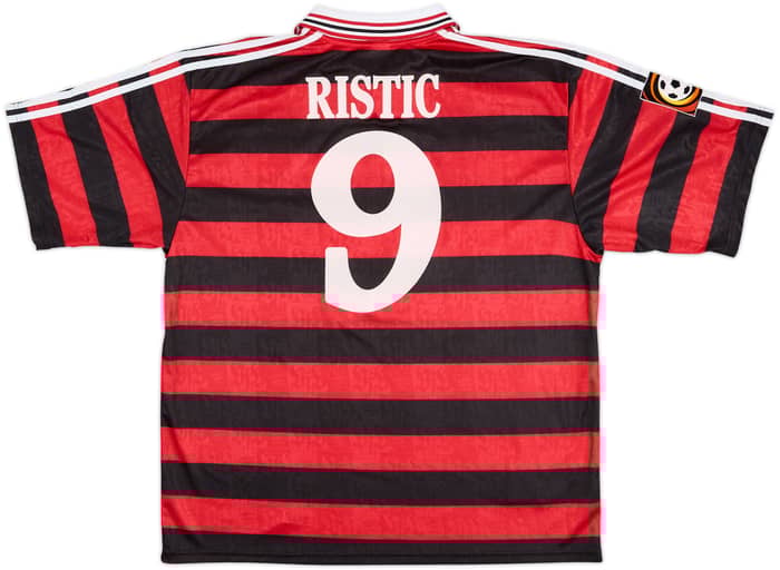 1997-99 Stuttgart Match Issue Away Shirt Ristic #9