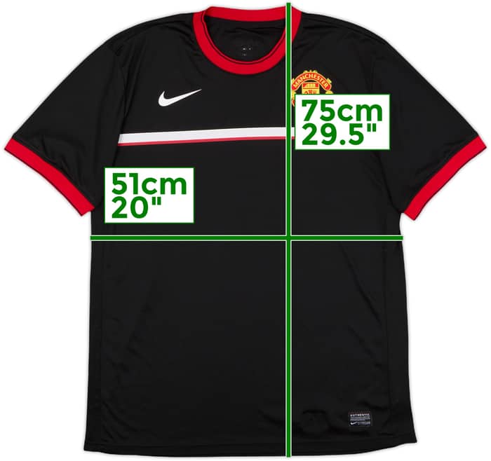 2011-12 Manchester United Nike Training Shirt - 8/10 - (L)