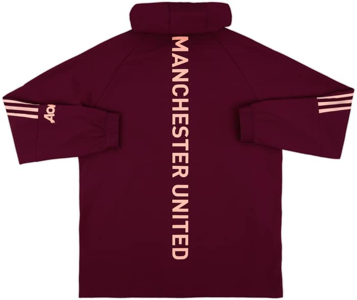 2020-21 Manchester United adidas Hooded Rain Jacket - 8/10 - (L)