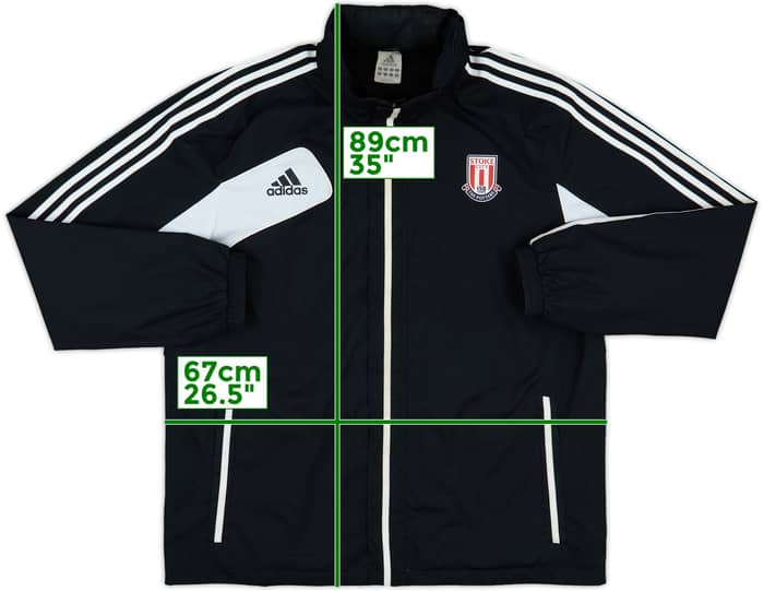 2011-12 Stoke City adidas Padded Bench Coat - 6/10 - (XL/XXL)